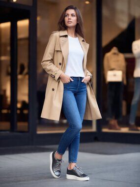 Homers Artisan Ista Metallic Platform Leather Sneaker | Sz 37.5